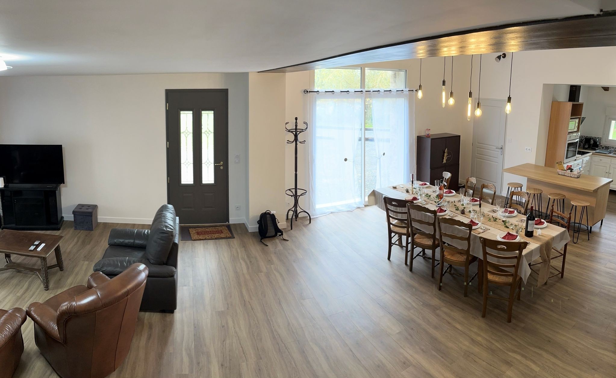 La pièce de vie de 50 m²