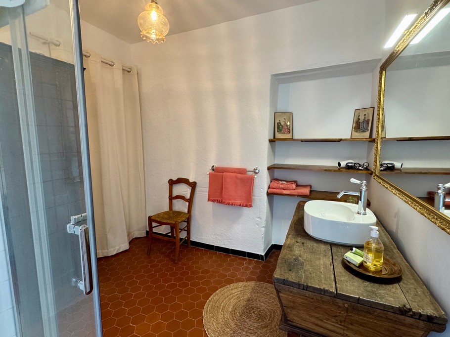 Salle d'eau privative aux chambres