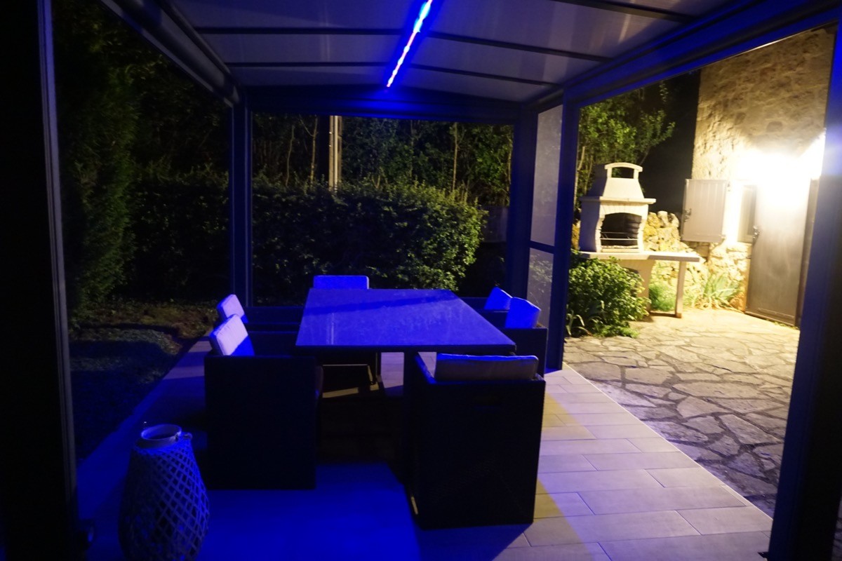 Pergola de nuit