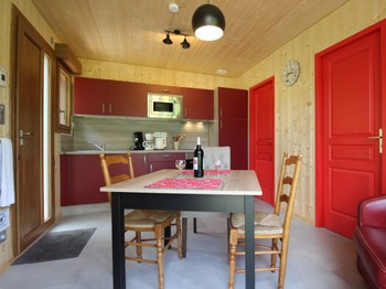 Chalet Salamandre - Coin séjour / cuisine