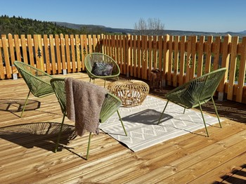 La Grange du Parador Vert, Le Verdier, Saint Victor la Rivière, Rooftop