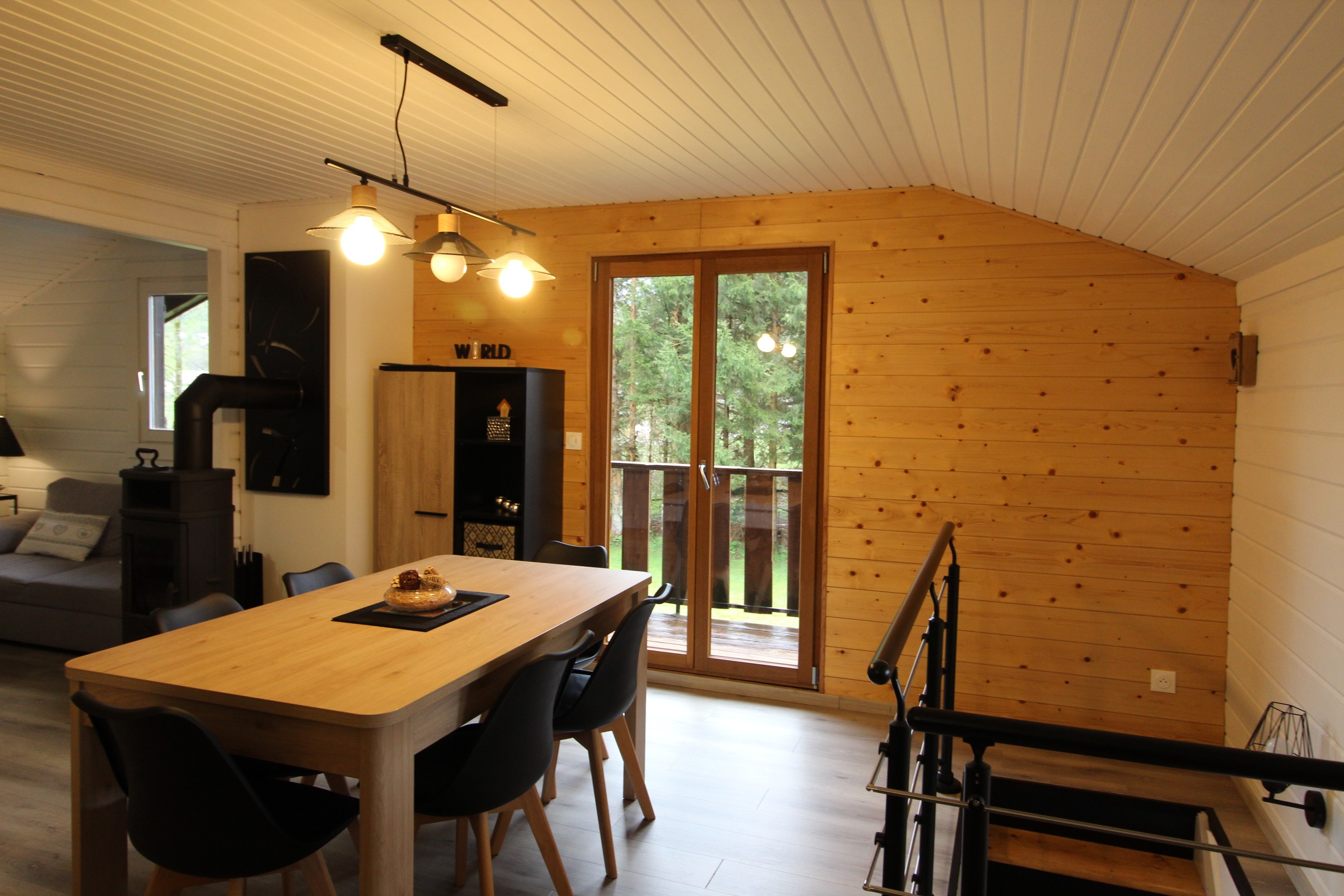 Séjour - Chalet Le Ménil