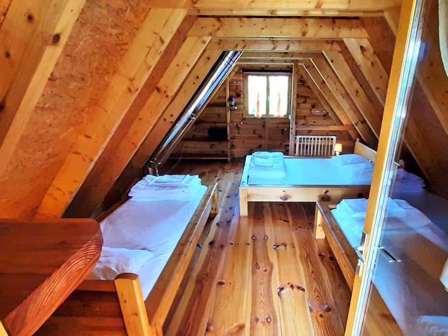 Chambre mansardée - 4 pers.