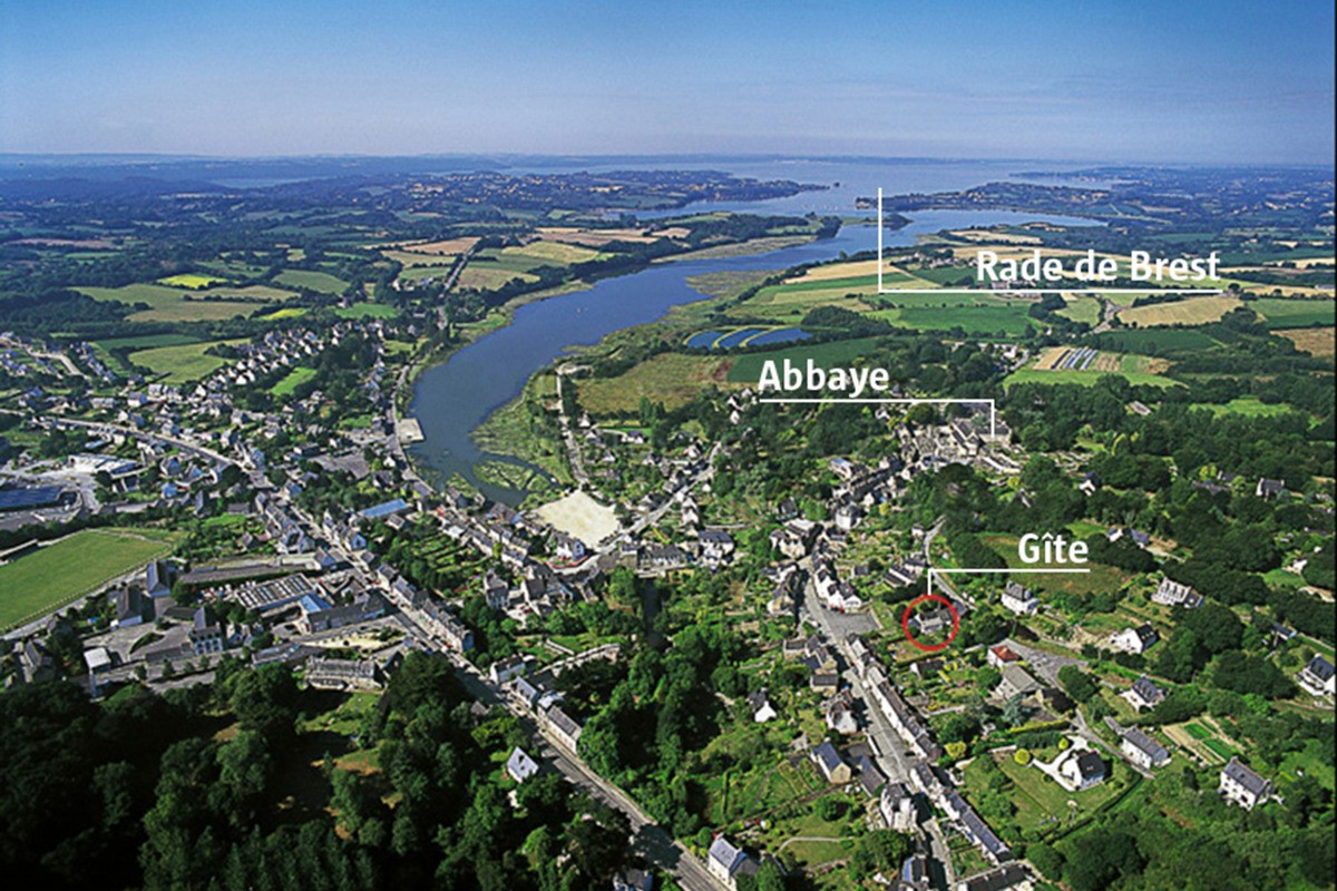 Daoulas, vue aérienne