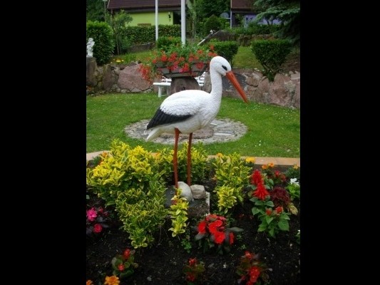Décor au centre du parc en commun