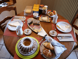 Petit déjeuner - Chambre d'hôtes Ptolémée