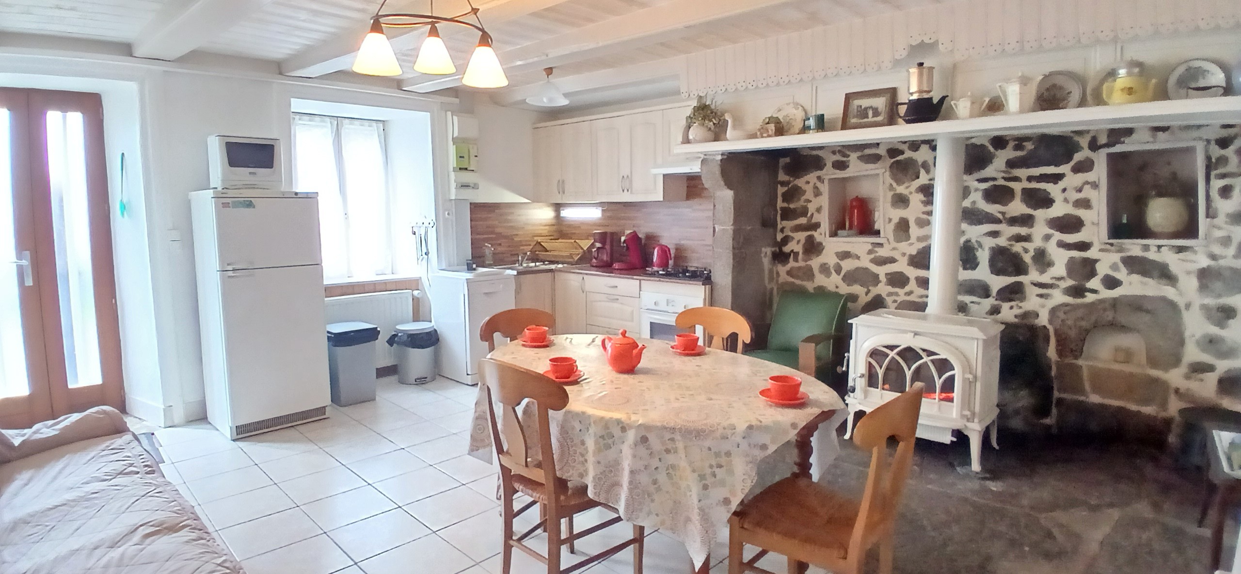 Anna's gîte: the living room