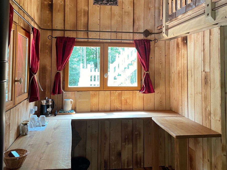 Cuisine - Cabane du Shériff - Lac de Pierre Percée