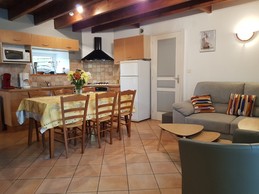Kitchen in the living room on the ground floor