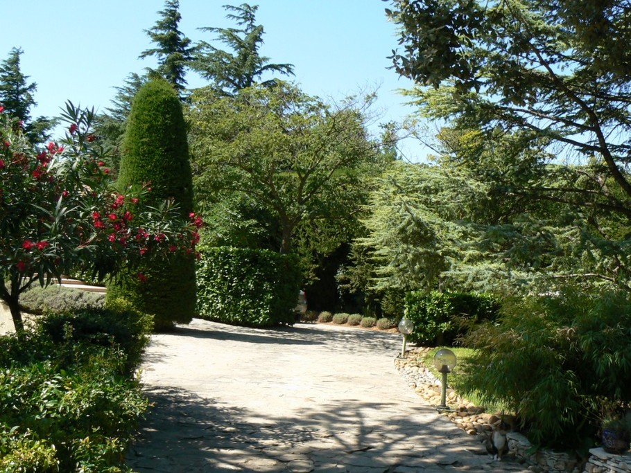 Entrée du jardin - l'oasis Provençale