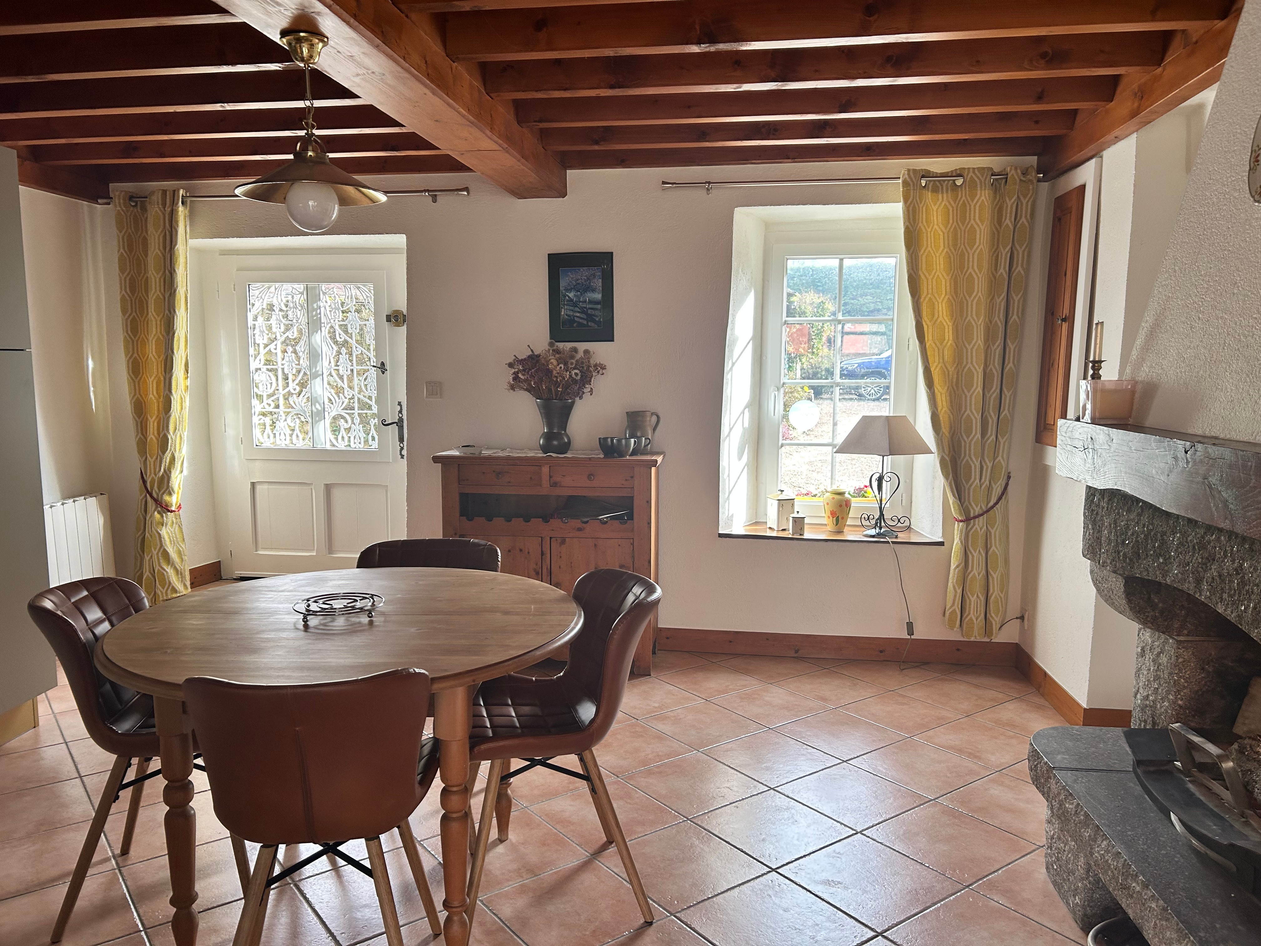 kitchen view from living room