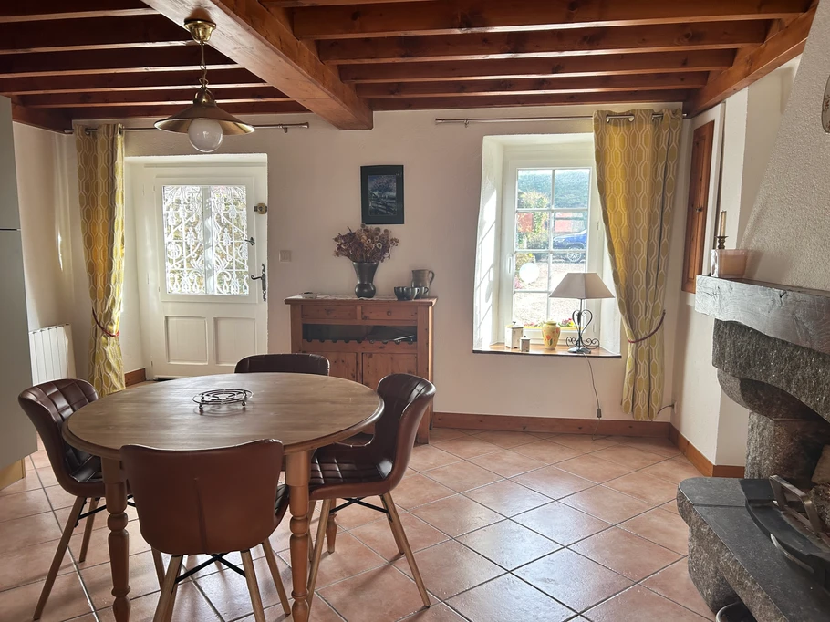 kitchen view from living room