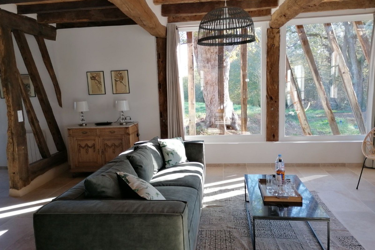 Gite de Peyrucolle - Salon
