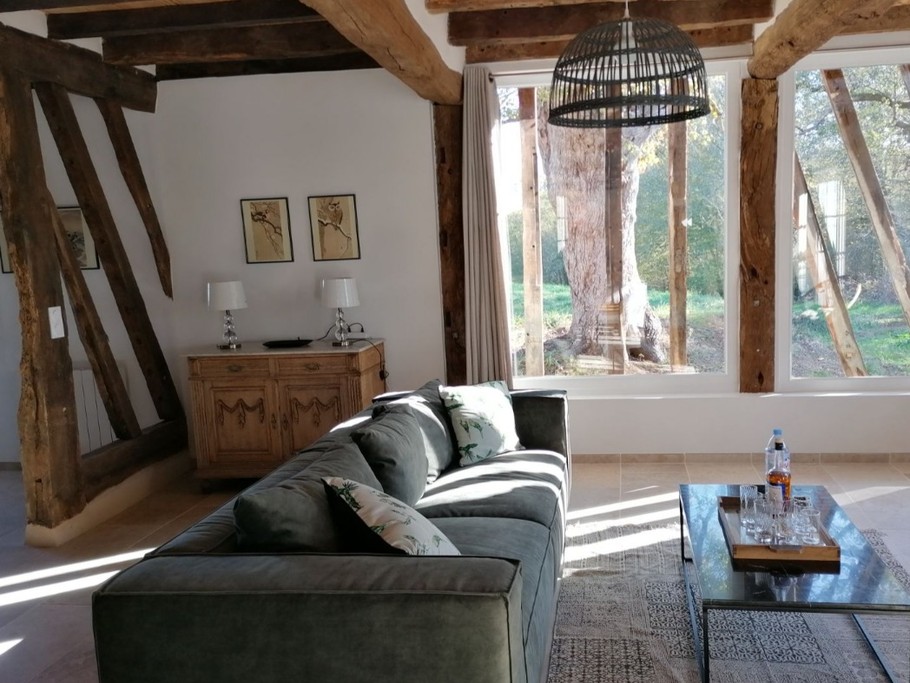 Gite de Peyrucolle - Salon