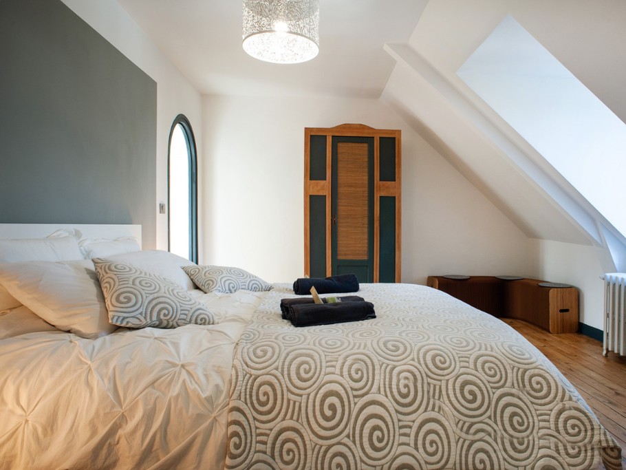 Ti Laouen, Clévacances, suite parentale 2ème étage avec sa salle d'eau privative