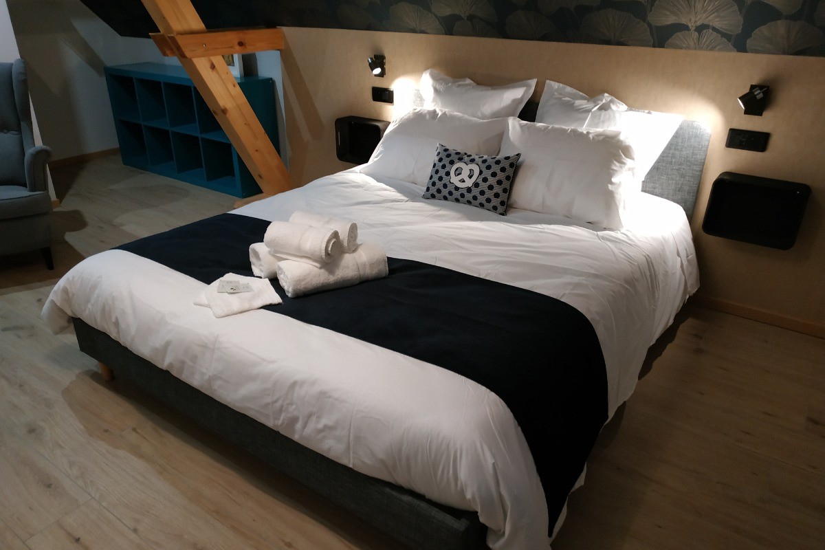 Chambre Ginko: lit double 160x200