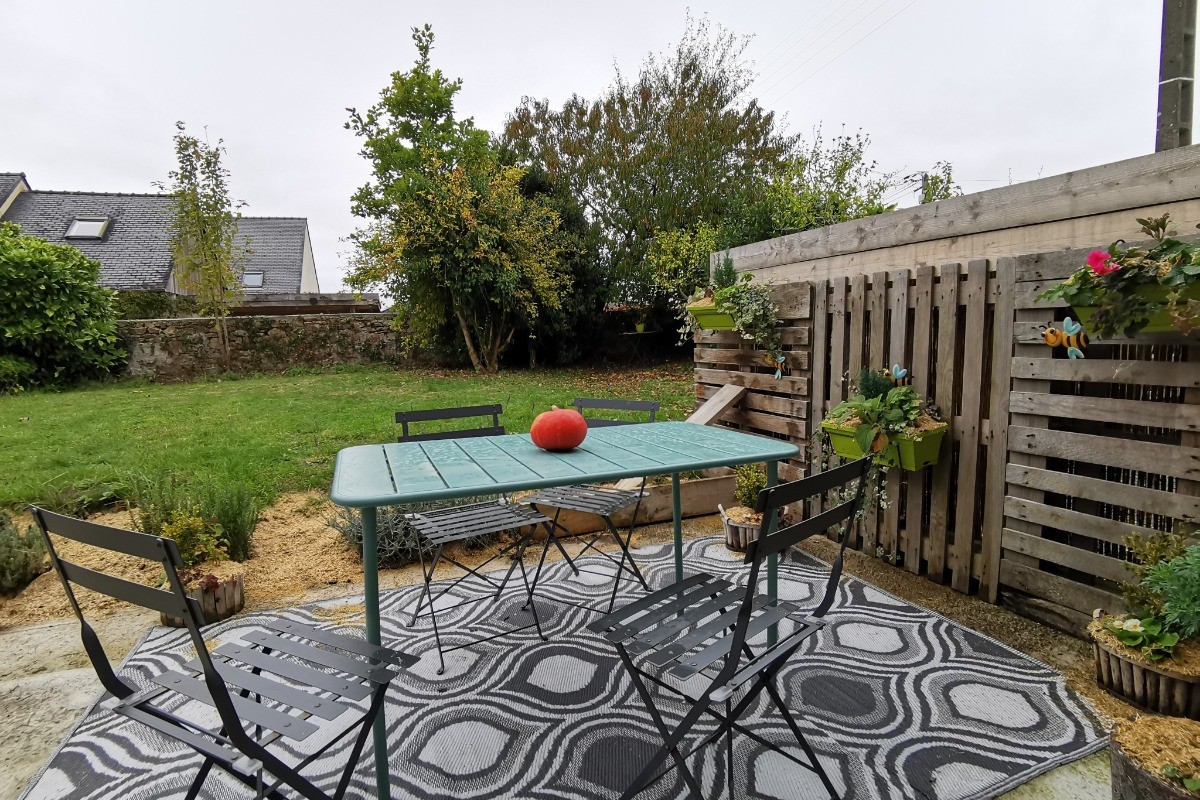 Vue sur le jardin sans aucun vis à vis