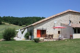 La terrasse du Gîte Tom