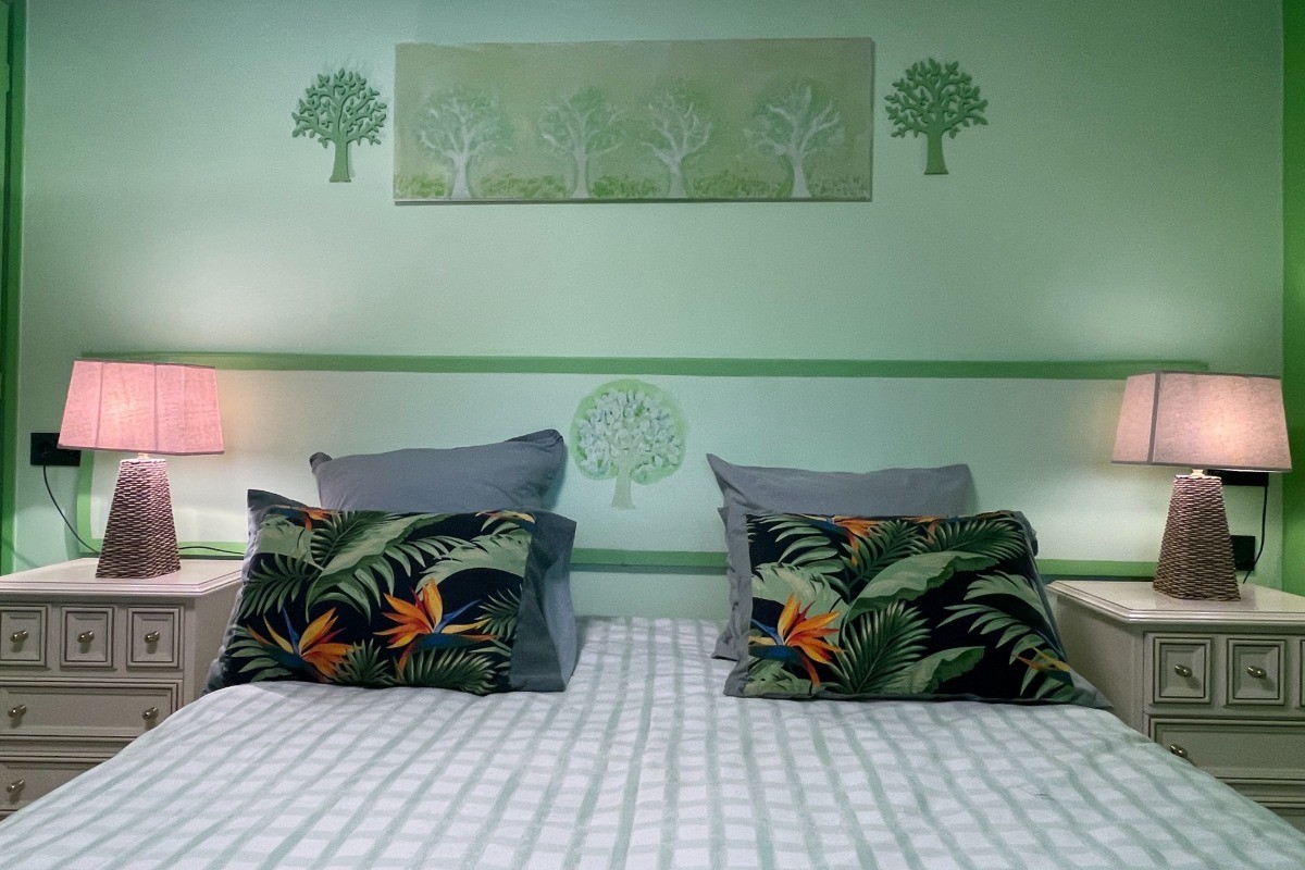 La chambre du rez de chaussée.