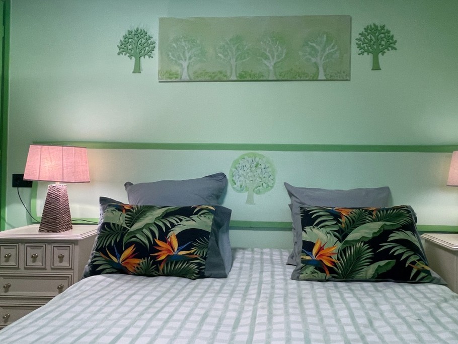 La chambre du rez de chaussée.