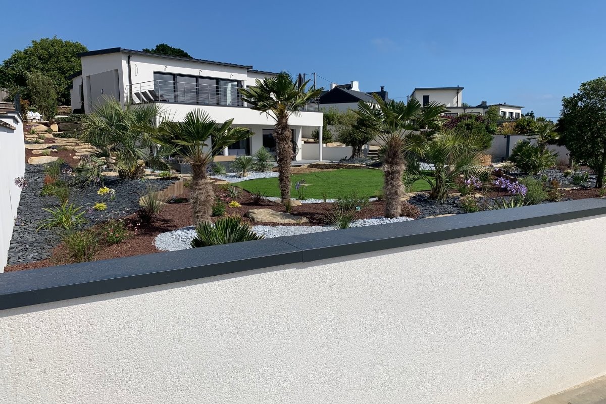 vue du jardin de l'impasse