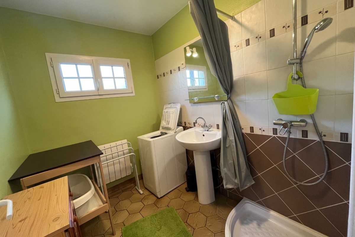 salle d'eau gîte chez Fernand Amfreville