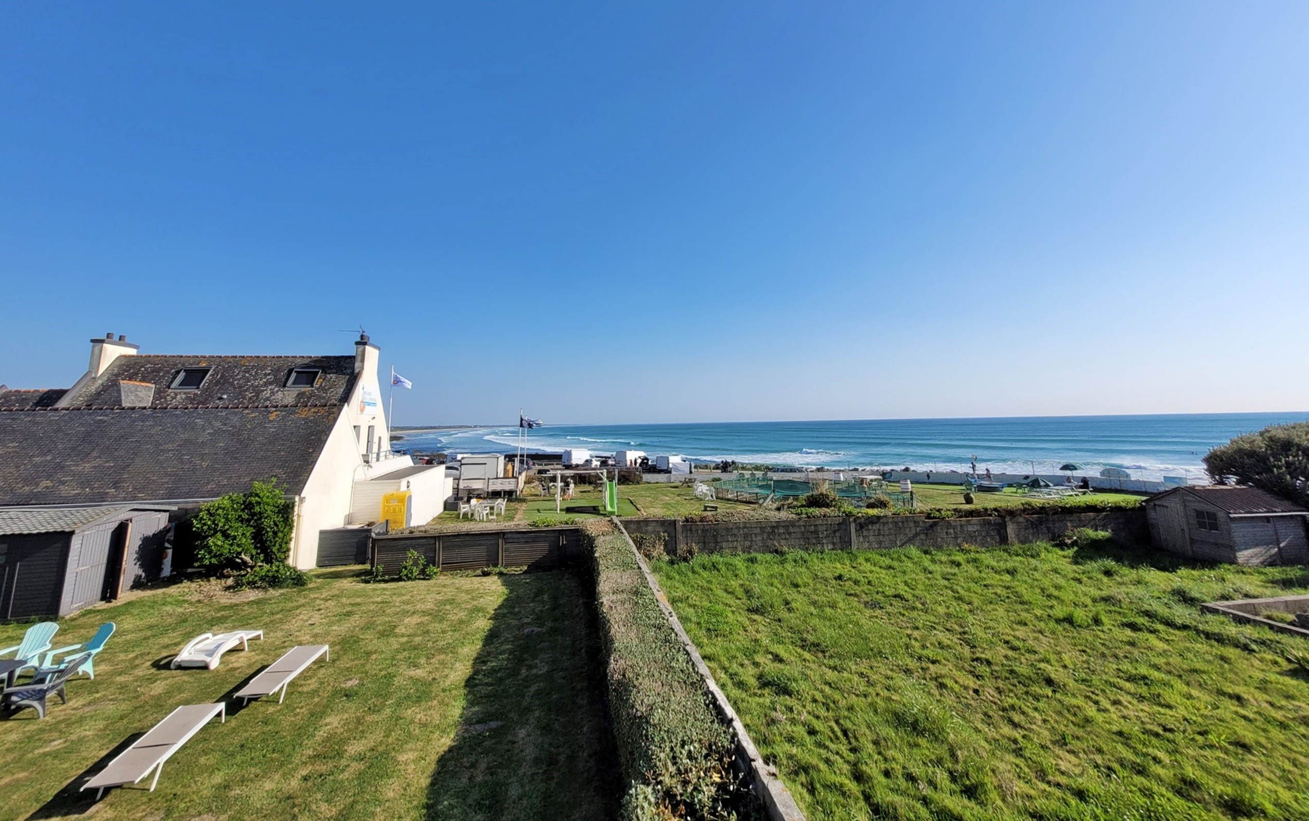 Vue sur la plage de Penhors