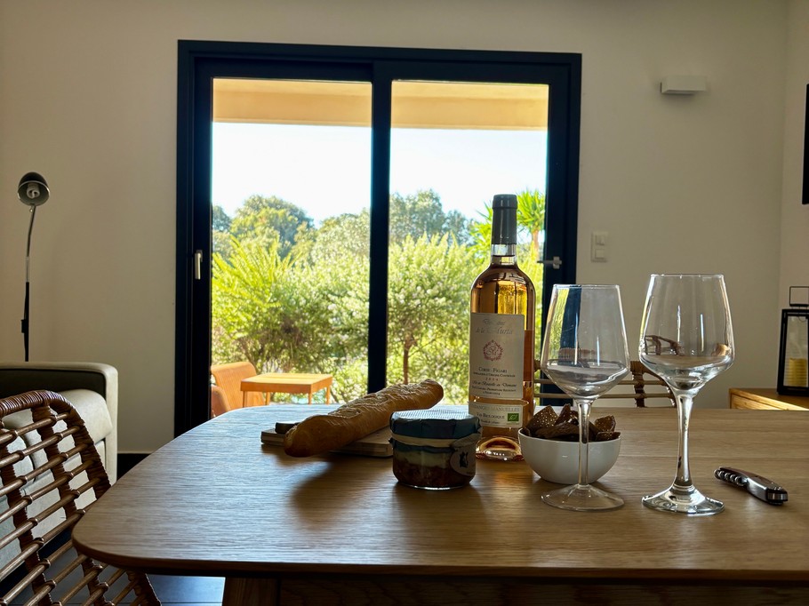 Salon et salle à manger Gîte Lili