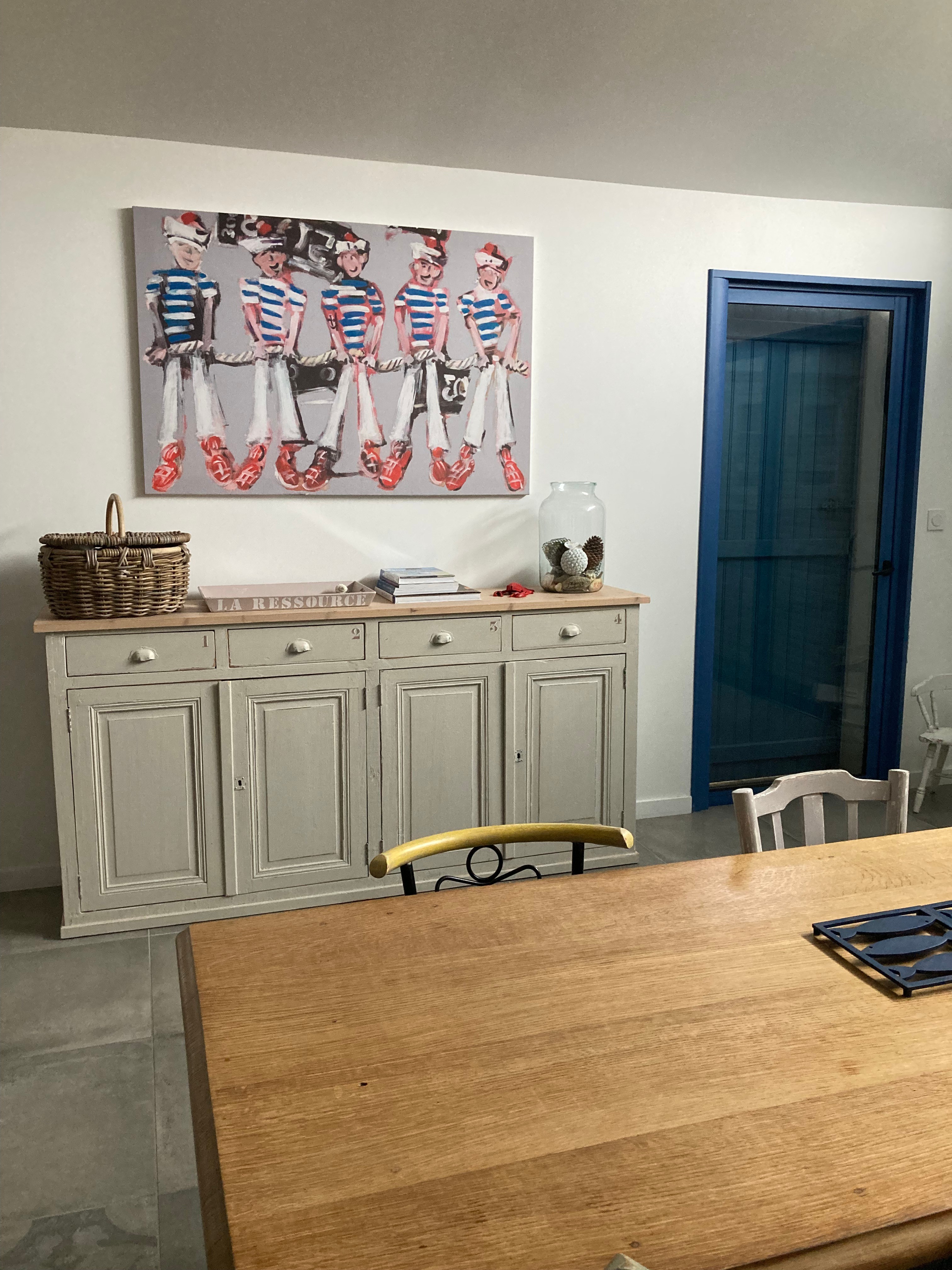 dining room side of the living room