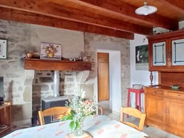 La Petite Maison, Faux Mazuras: the living room / dining room