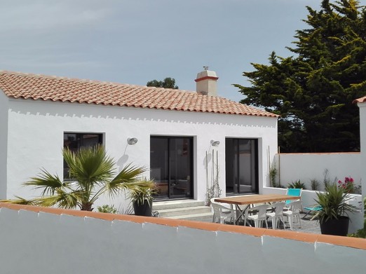 vue maison extérieure