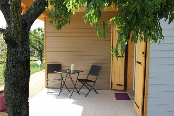 Chambres d'hôtes avec piscine dans le Parc naturel régional du Pilat - Terrasse privative