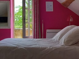 Chambre Colibri pour 2 personnes sur le site Les Laurielles, près de Saumur et des châteaux de La Loire