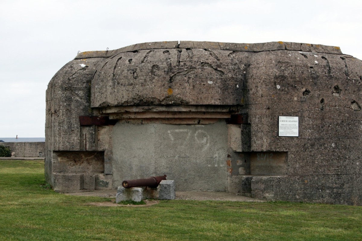 Mur de l'atlantique à Granville