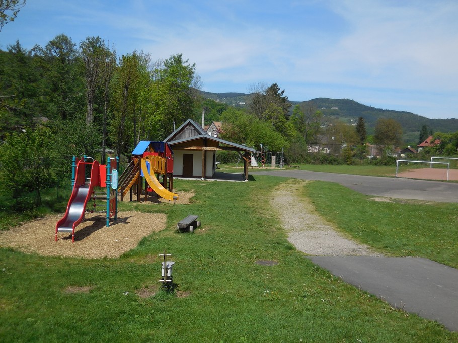 Playing field 100m away