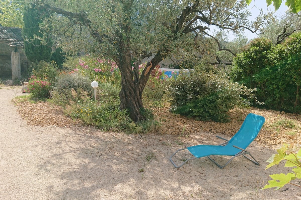 Domaine du Chêne Vert - Gîte L'Olivier - Jardinet