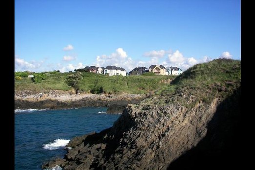 La résidence depuis la côte