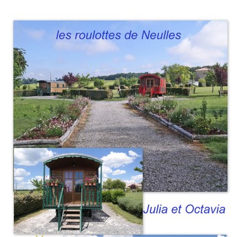 Roulotte Octavia, près de Jonzac en Charente maritime