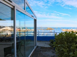 FLOURY, location clévacances, Port de Loguivy, vue depuis la terrasse