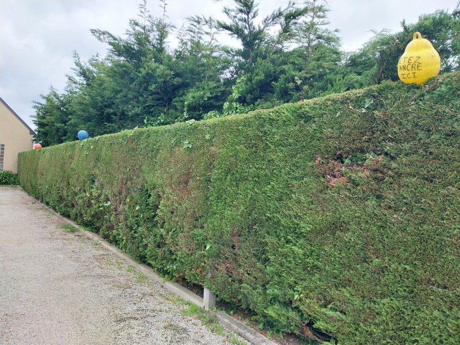 Stationnement face au gîte