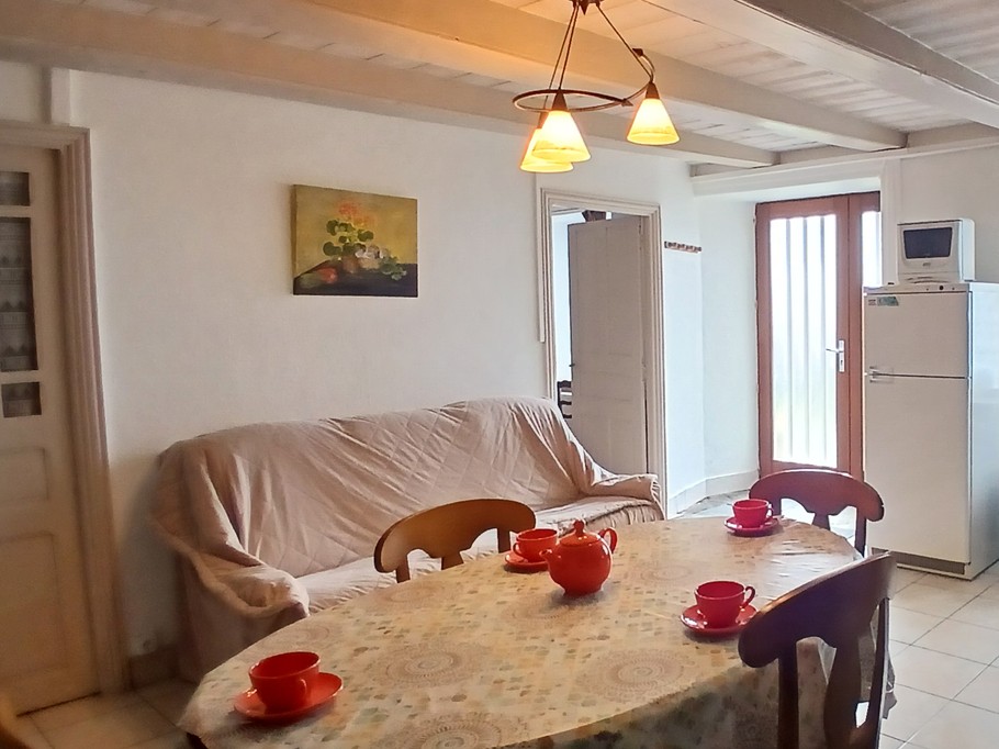Anna's gîte: the living room