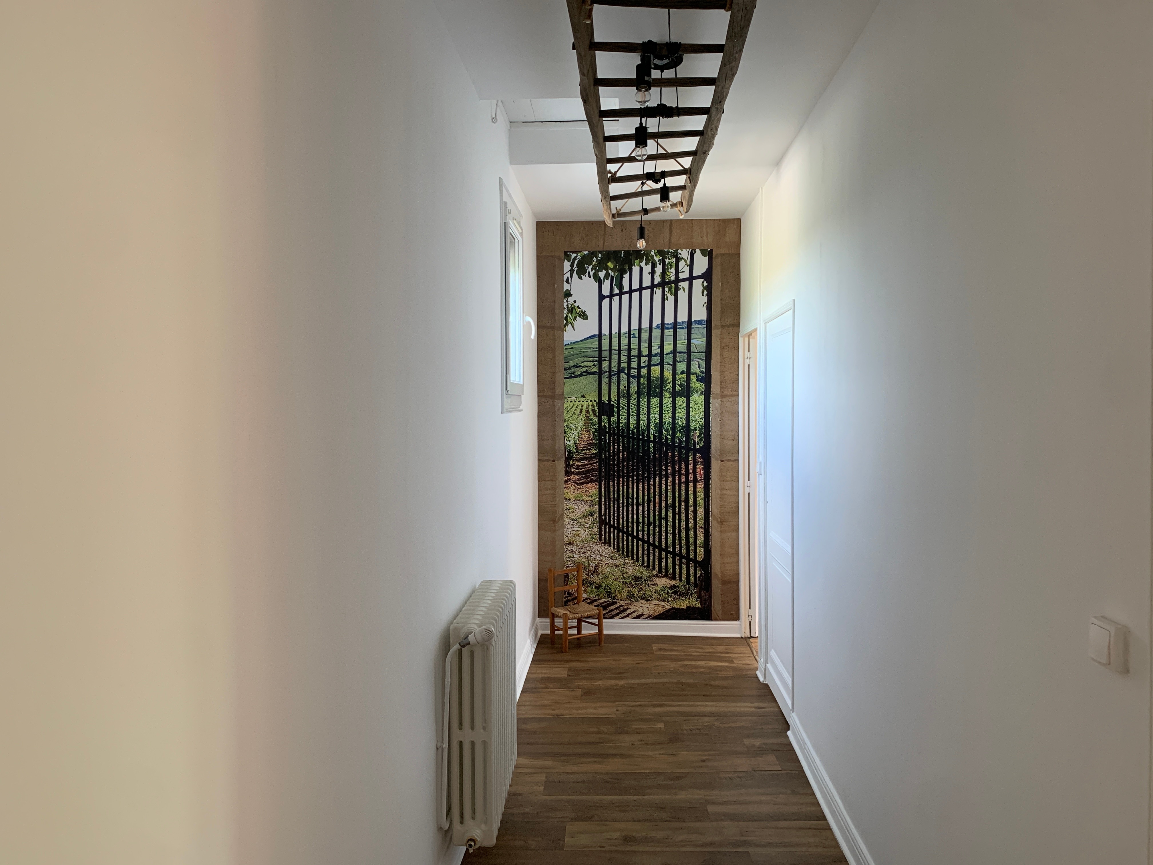 Couloir menant aux chambres