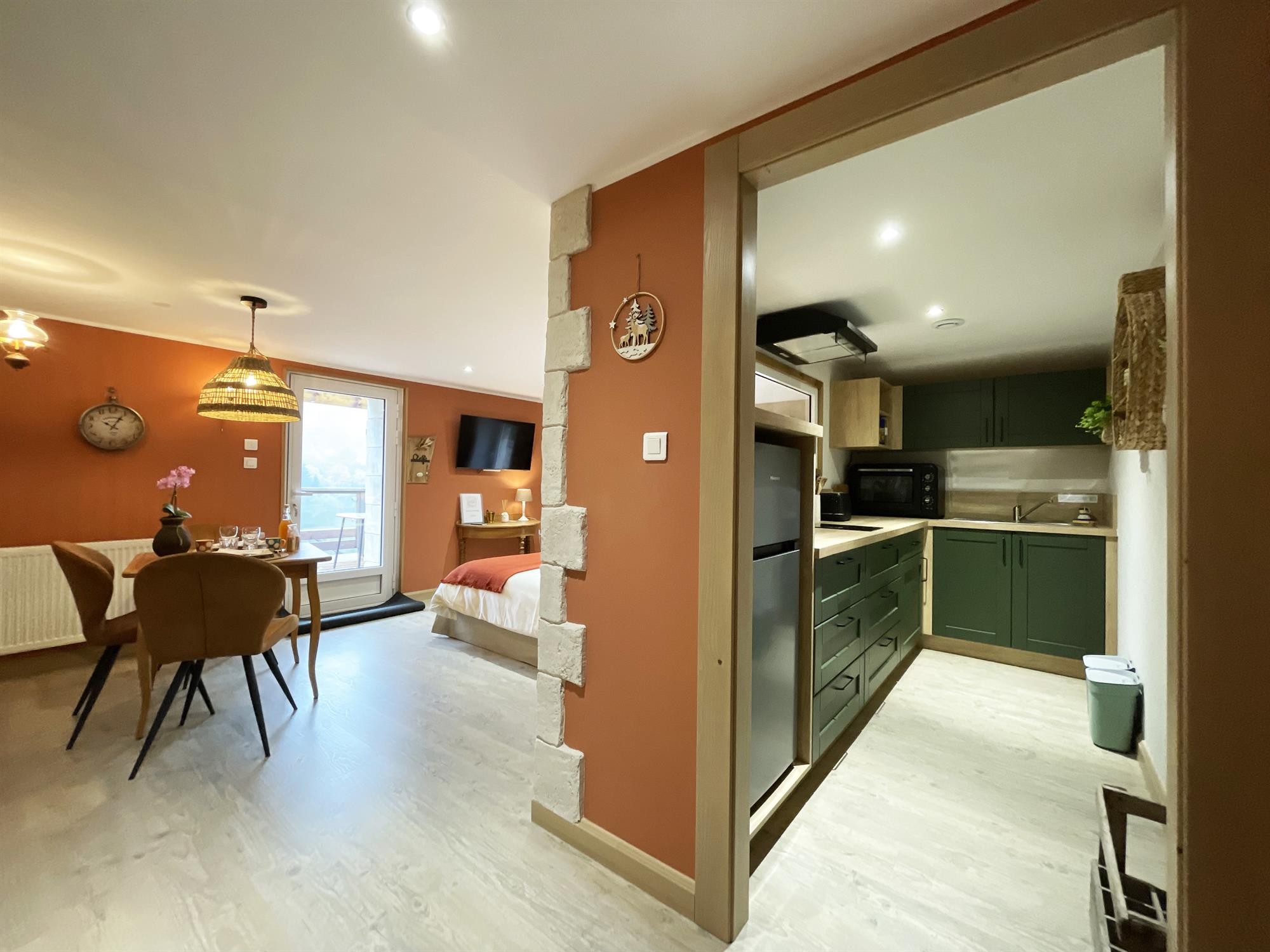 Salon chambre - Ch’tite Vosgienne - Gîte 4 étoiles, dans les Vosges à Vecoux