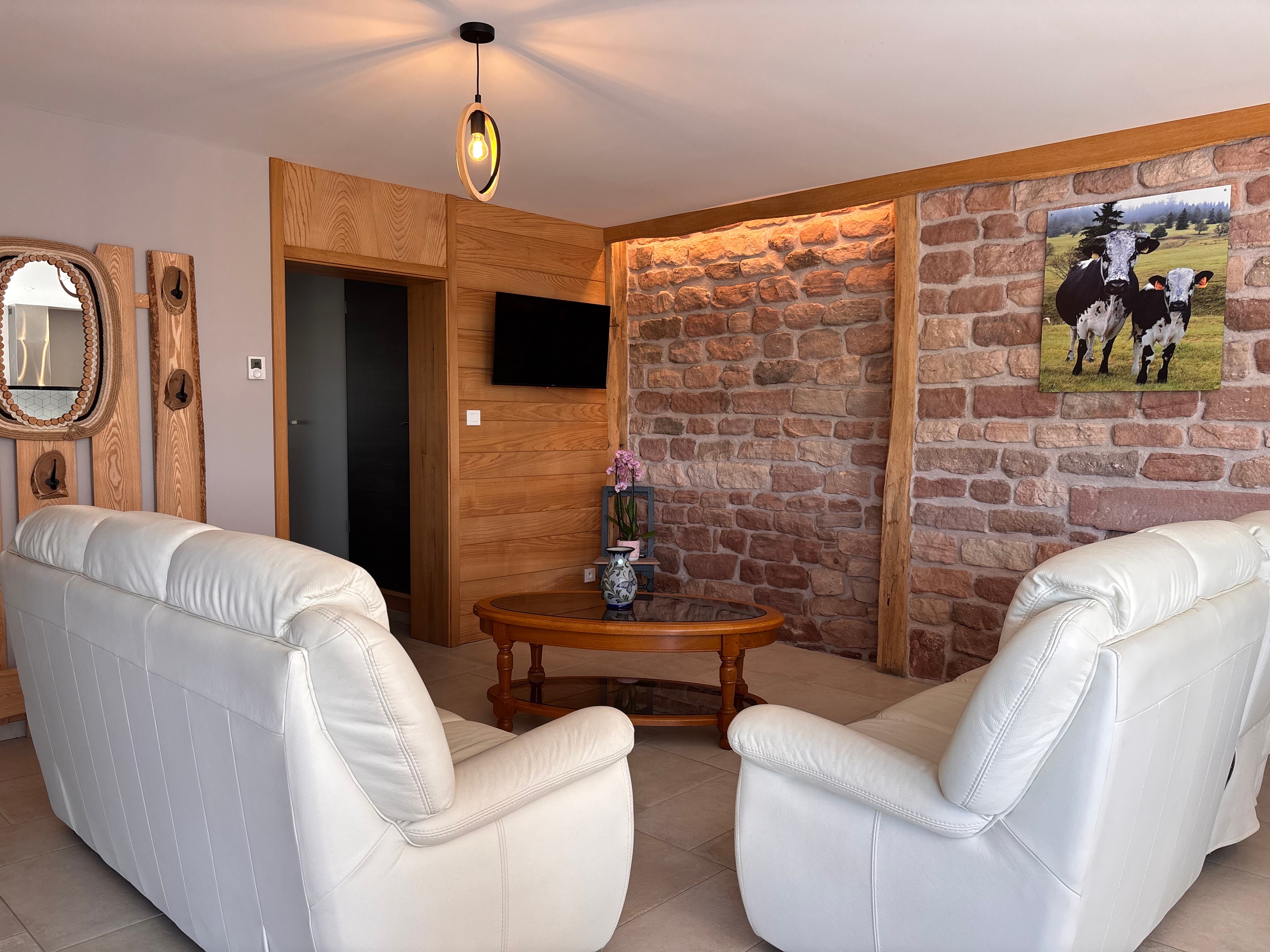 Salon - Gîte Chez Louis, Lépanges-sur-Vologne