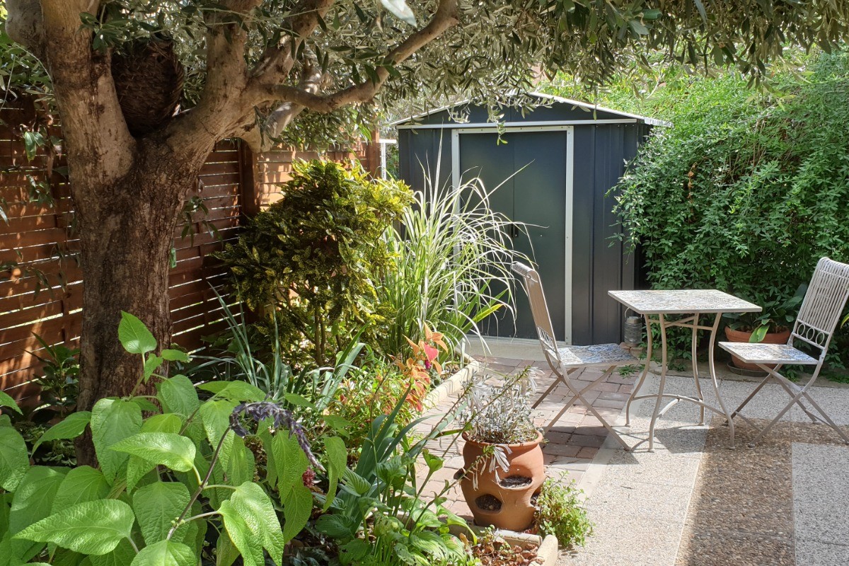 jardin arrière