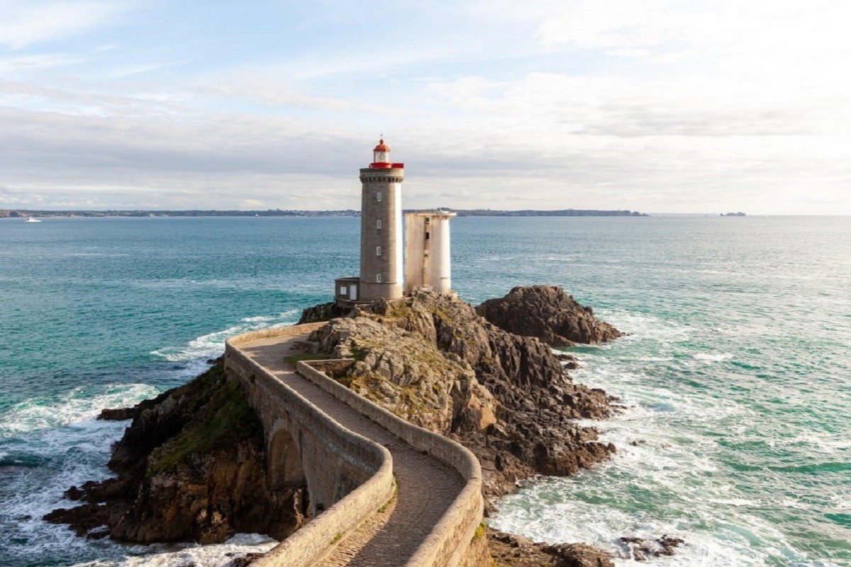 Vue sur la mer d'iroise