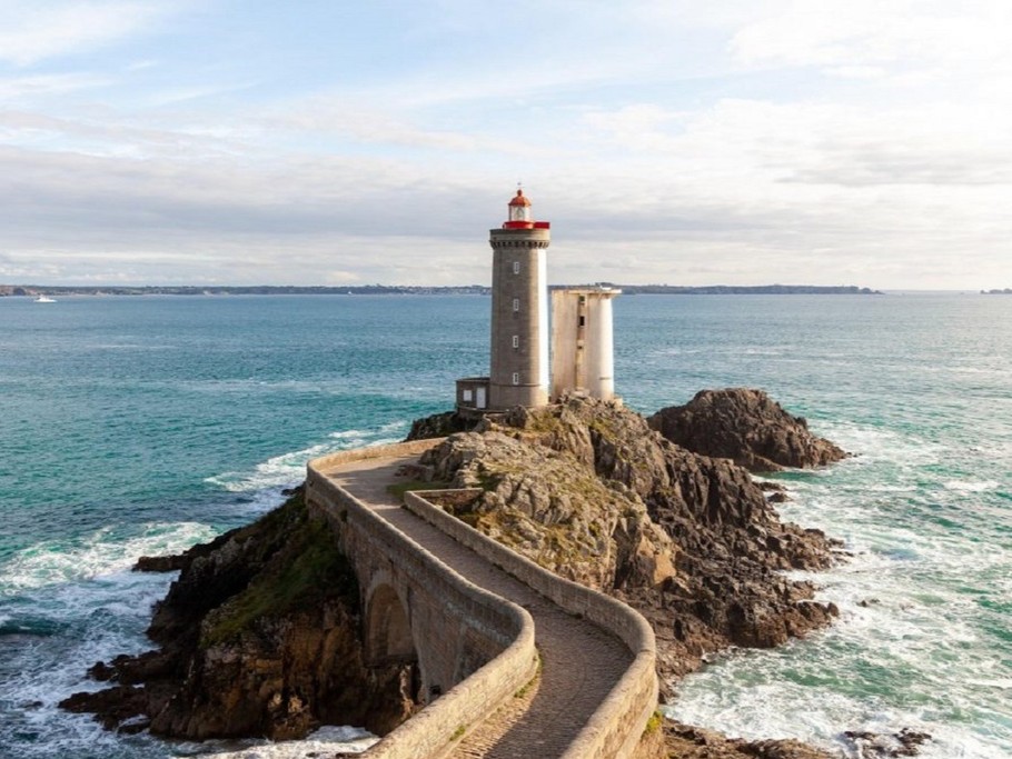 Vue sur la mer d'iroise