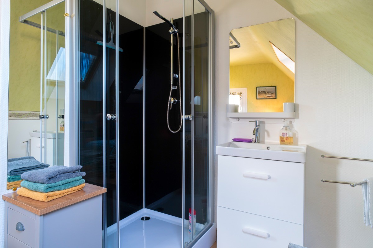 Douche dans la chambre