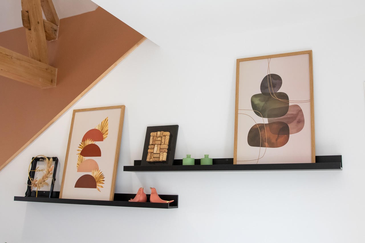 Le salon du gîte Terre