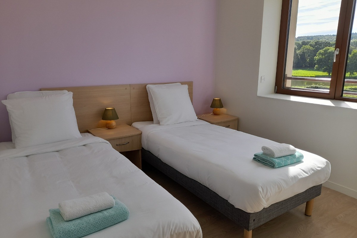Chambre avec lits jumelables